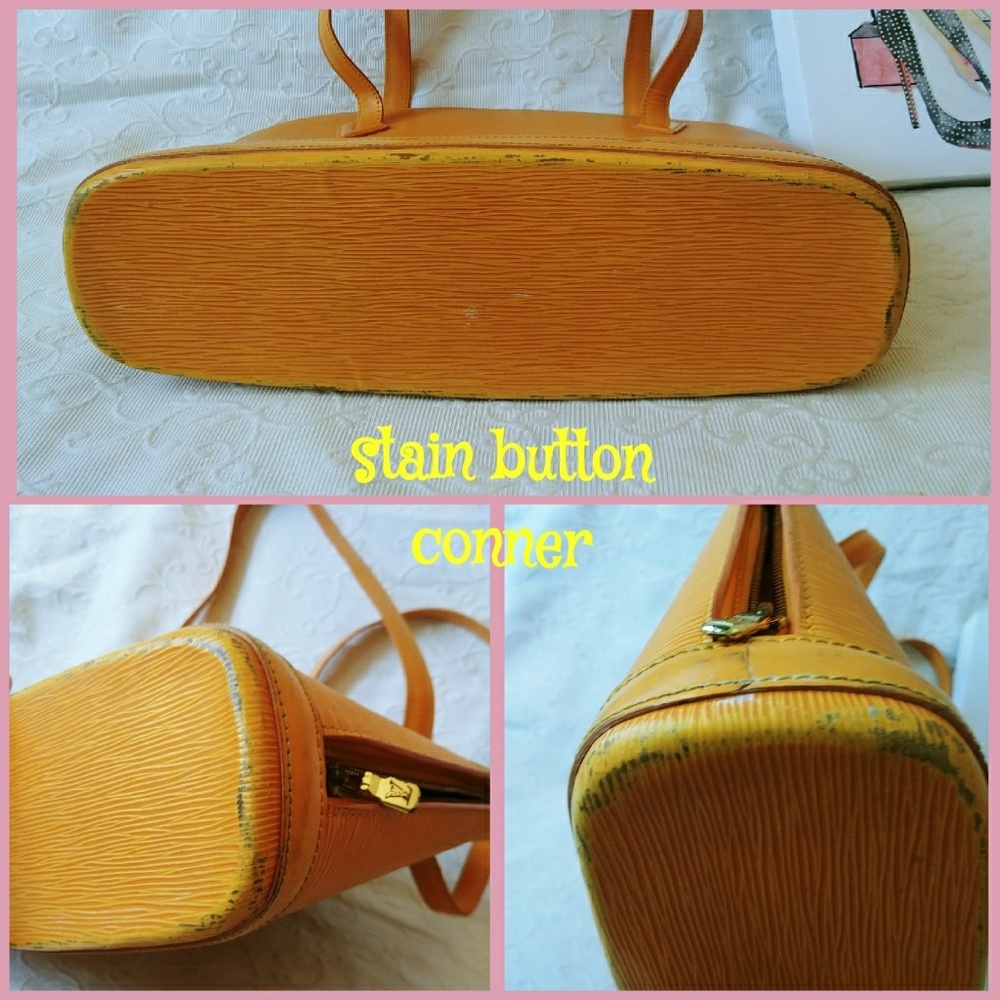 🌻Authentic louis vuitton lussac epi handbag ❤ - Picture 5 of 7